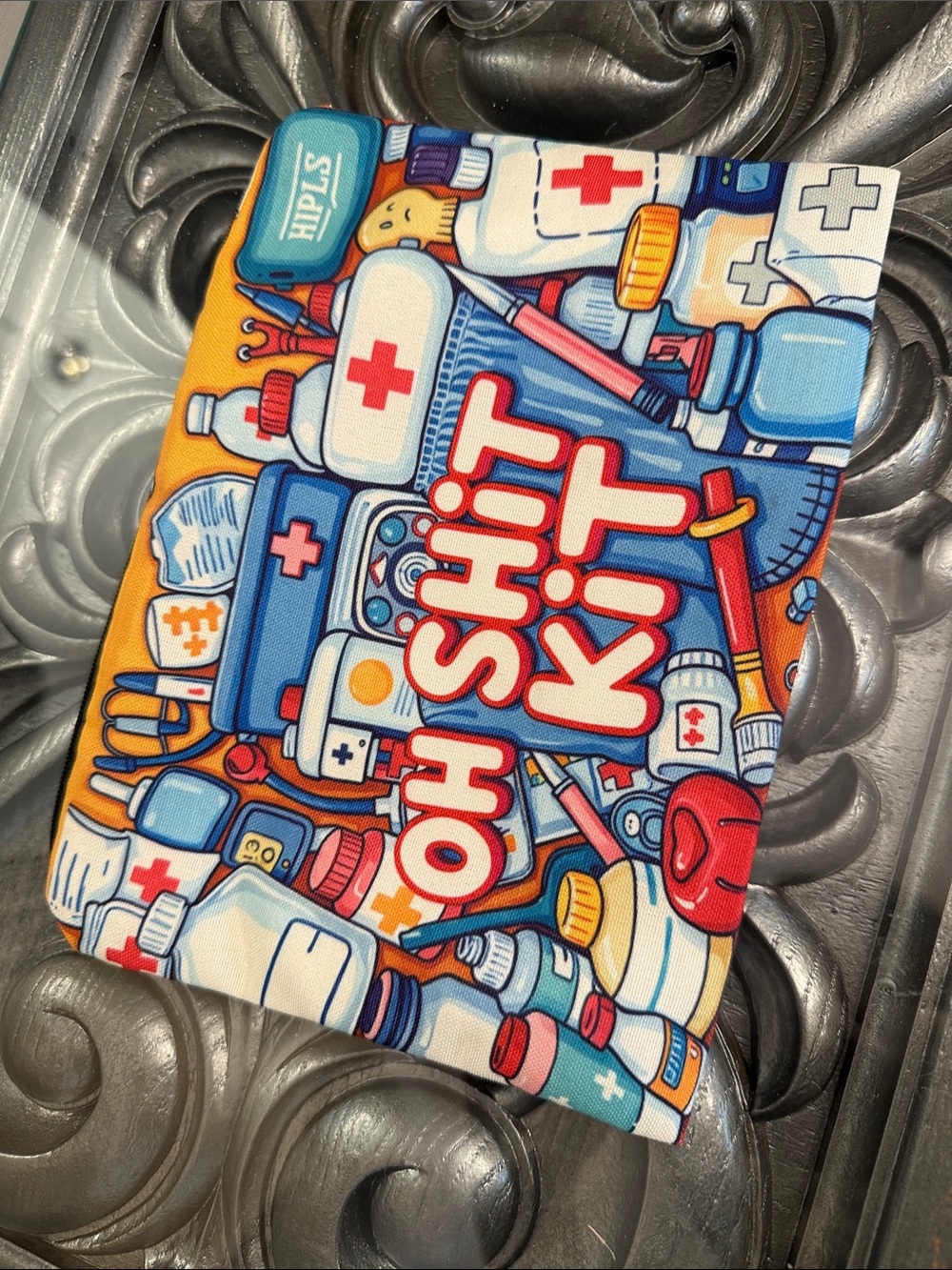 Oh Shit Kit Printed Pouch Colorful Medical Graphic Small Bag